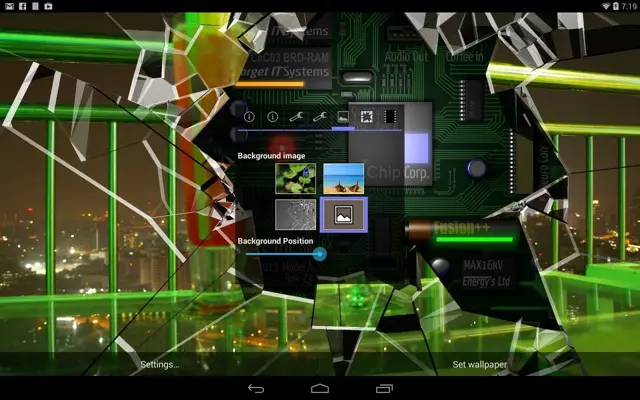 Cracked Screen 3D android App screenshot 2