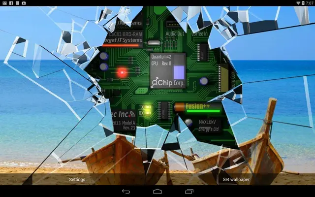 Cracked Screen 3D android App screenshot 3