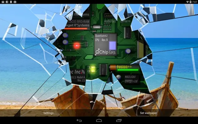 Cracked Screen 3D android App screenshot 8